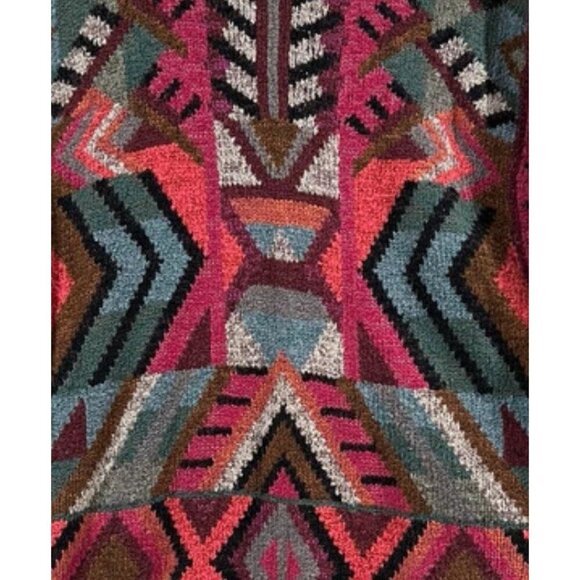 PERUVIAN CONNECTION Women’s Aztec Boho Alpaca Multicolored Pullover Sweater, 2XL - Picture 3 of 3